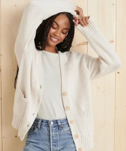 Jenni Kayne Cody Cardigan Bone Best
