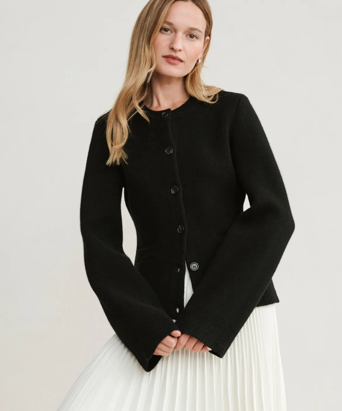 Jenni Kayne Cooper Cardigan Black Clearance