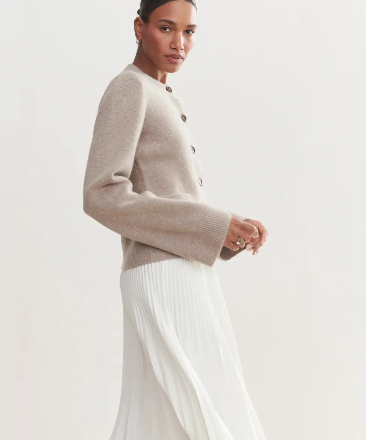 Jenni Kayne Cooper Cardigan Taupe Sale