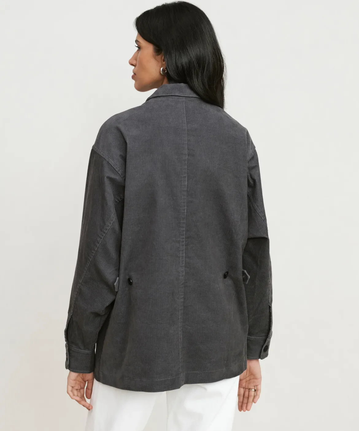 Jenni Kayne Corduroy Jacket Washed Black Discount