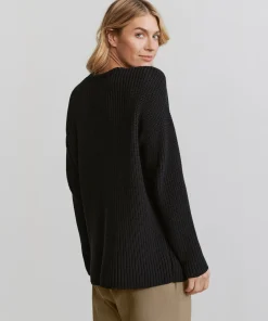 Jenni Kayne Cotton Cabin Sweater Black Discount