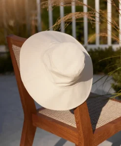 Jenni Kayne Cotton Canvas Sun Hat Natural Clearance