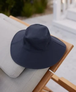 Jenni Kayne Cotton Canvas Sun Hat Navy Fashion