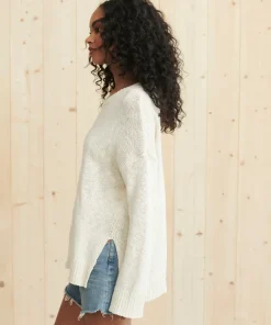 Jenni Kayne Cruise Boyfriend Sweater Ivory New