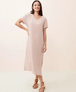 Jenni Kayne Cypress Caftan Dress Blush Online