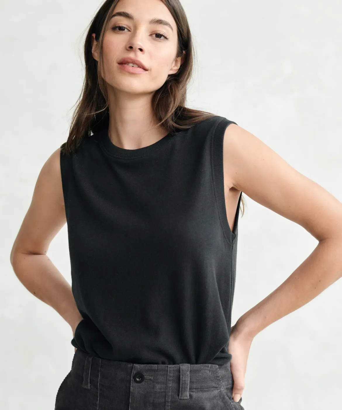 Jenni Kayne Easy Tank Black New