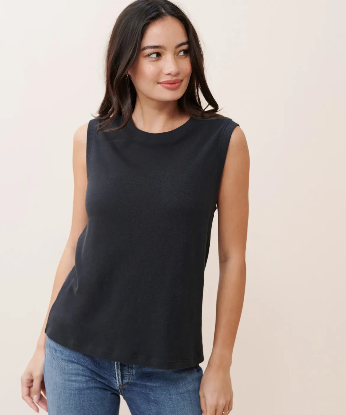 Jenni Kayne Easy Tank Black New
