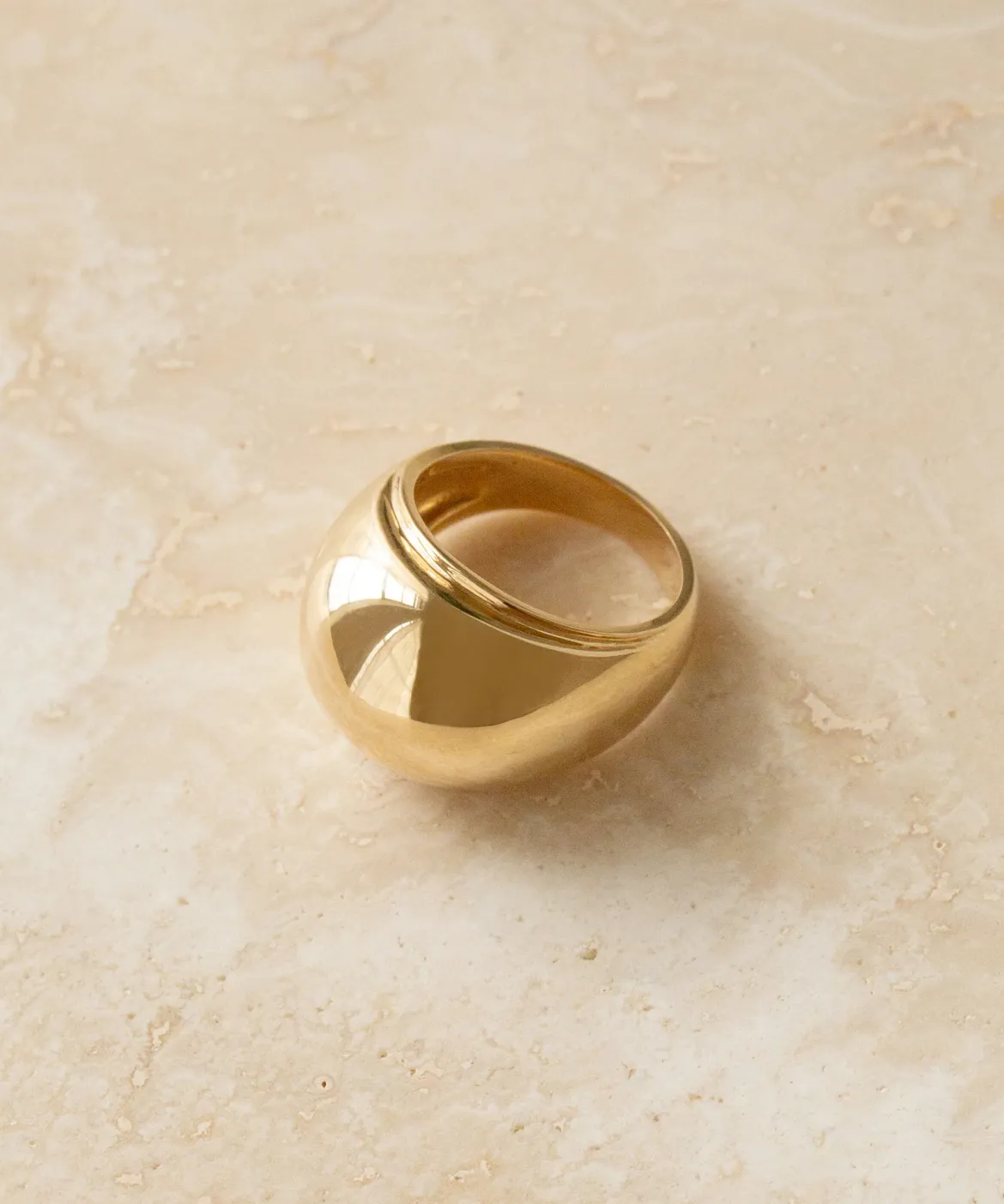 Jenni Kayne Felix Dome Ring Gold Fashion