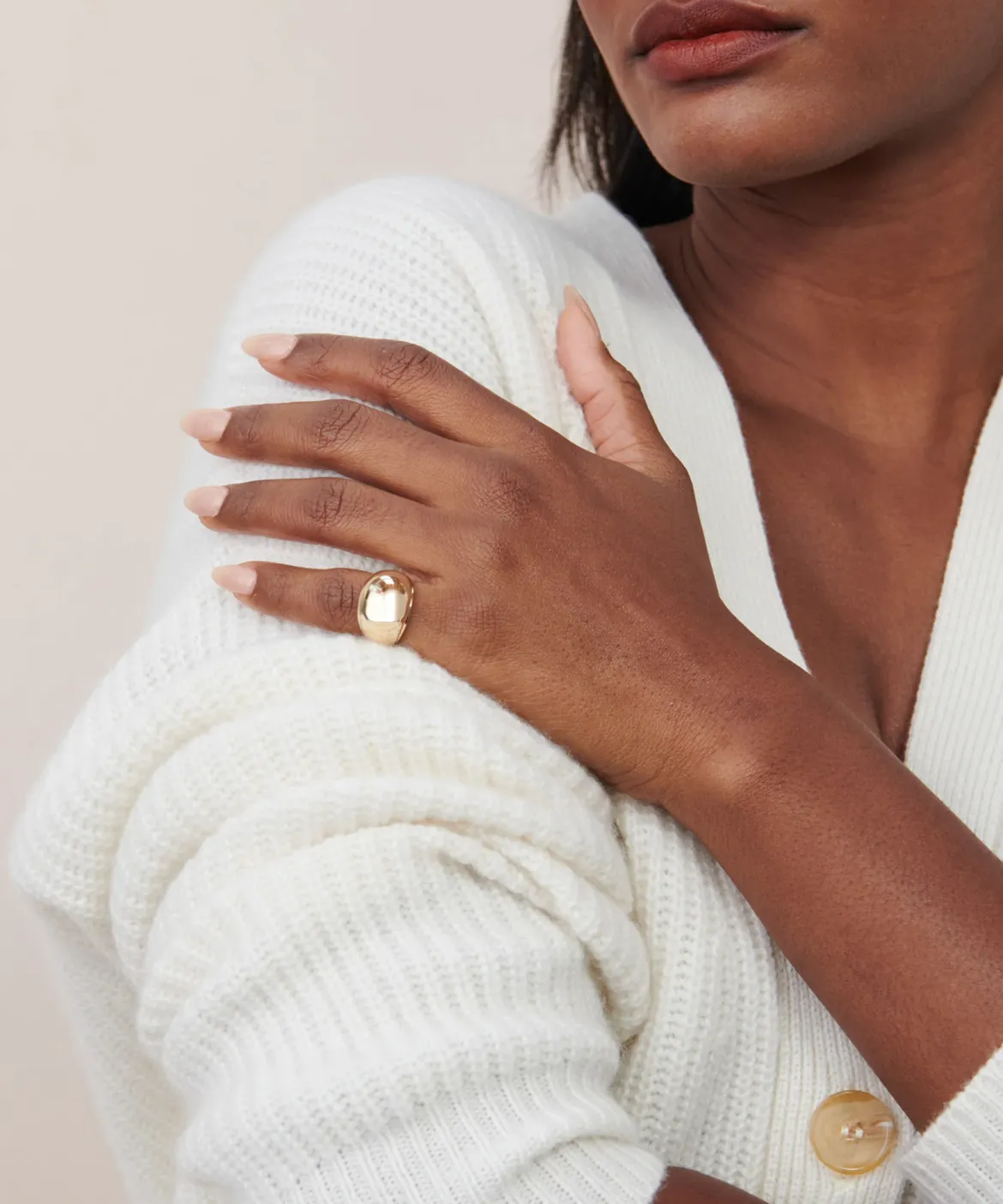 Jenni Kayne Felix Dome Ring Gold Fashion
