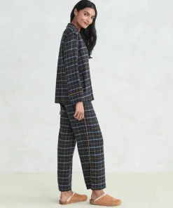 Jenni Kayne Flannel Pajama Pant Navy Plaid Sale