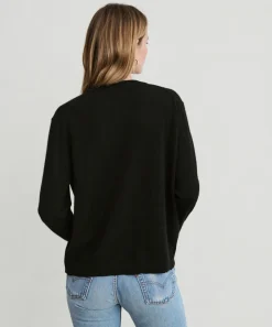 Jenni Kayne Flynn Cashmere Sweater Black Hot