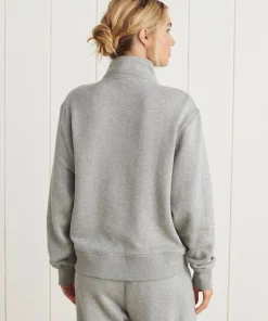 Jenni Kayne Half Zip Sweatshirt Grey Online