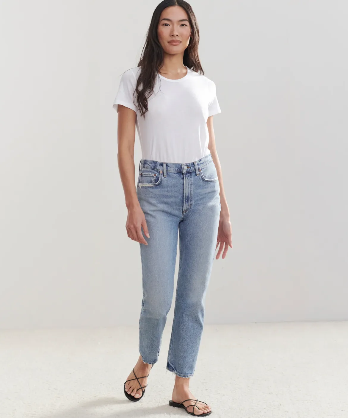Jenni Kayne High Rise Stovepipe Jean Quiver Best