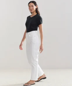 Jenni Kayne High Rise Stovepipe Jean Cake Sale