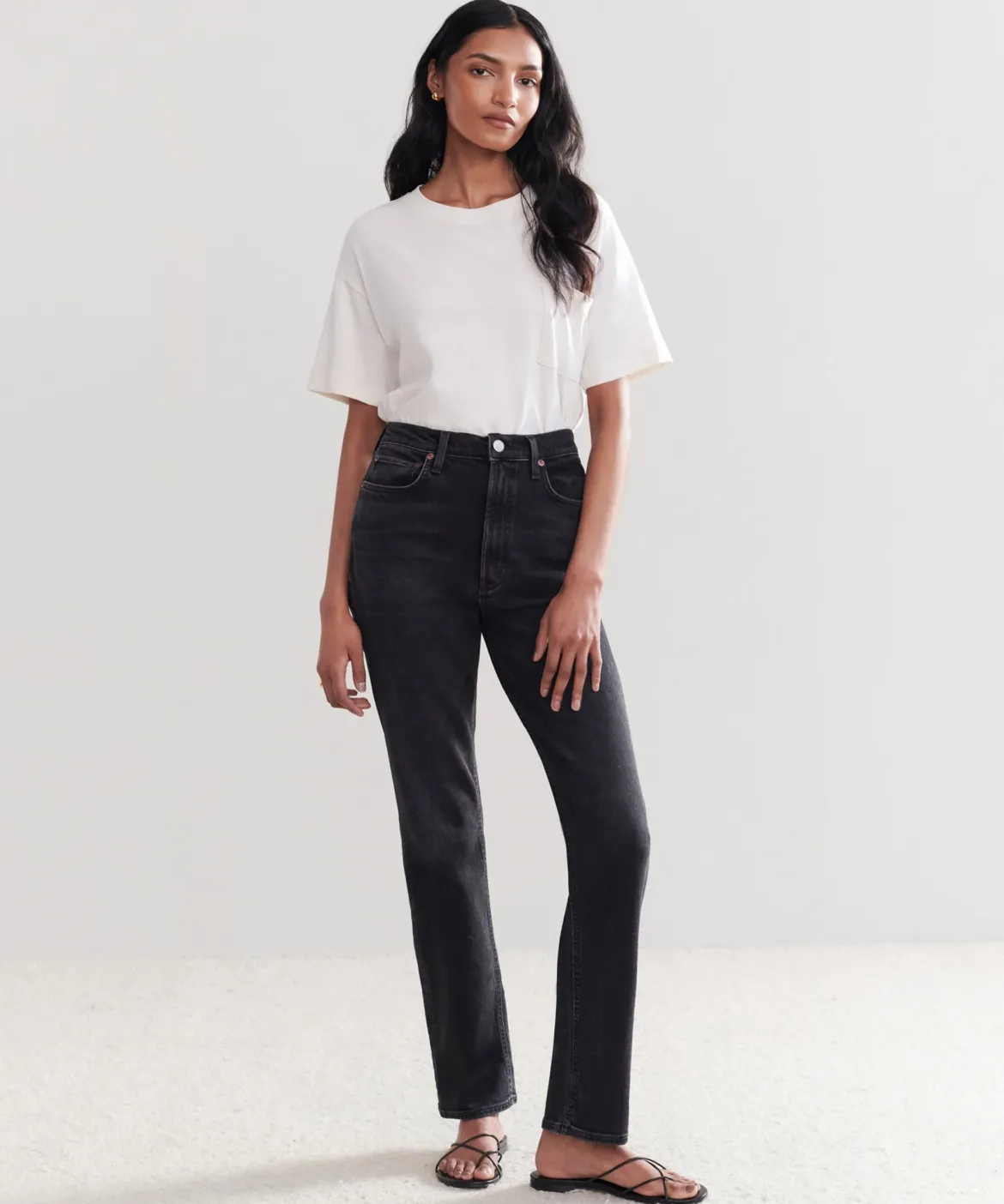 Jenni Kayne High Rise Stovepipe Jean Hush Sale