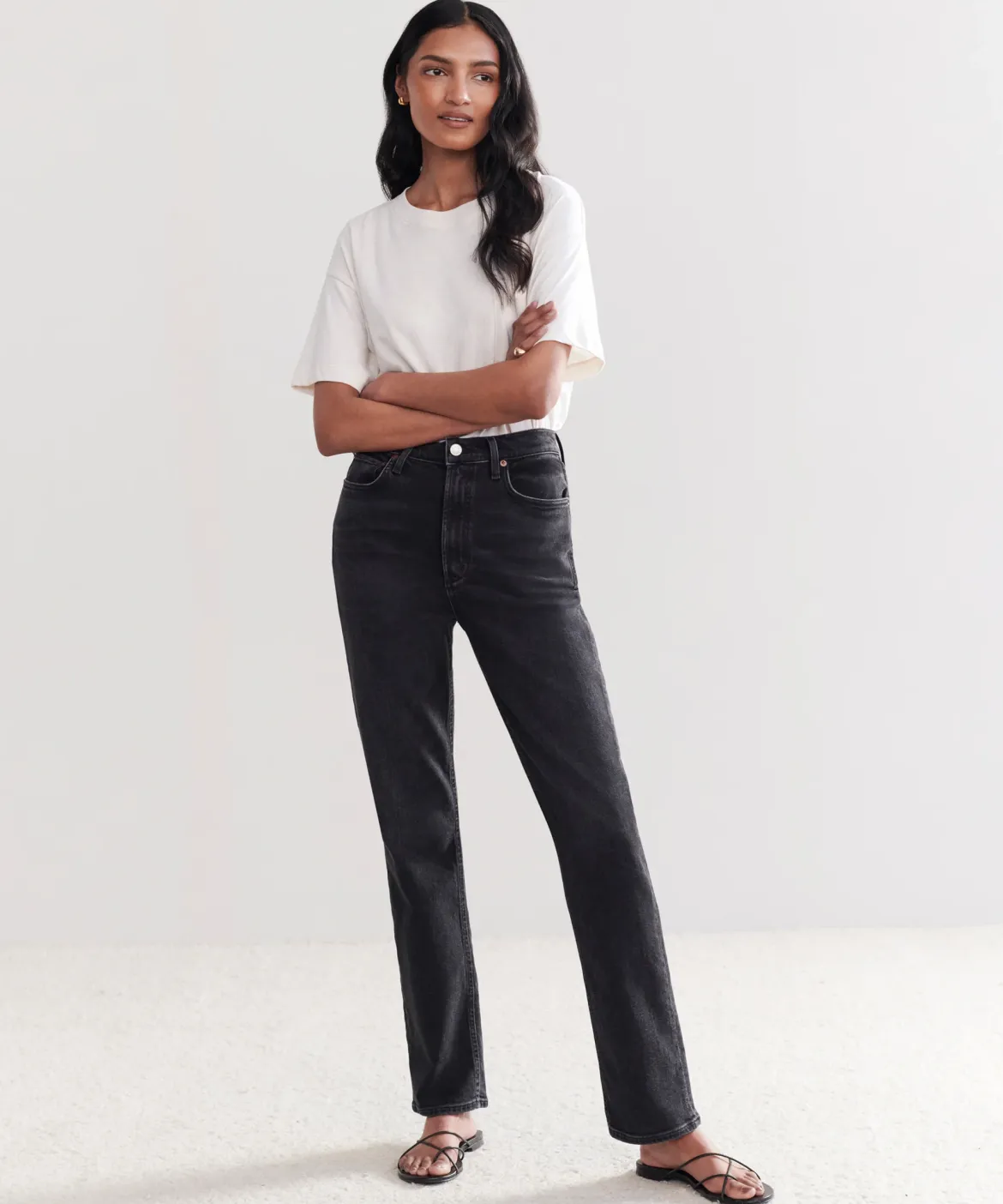 Jenni Kayne High Rise Stovepipe Jean Hush Sale