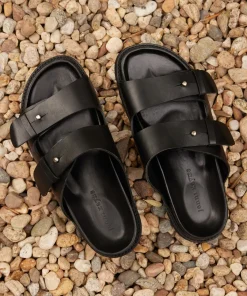 Jenni Kayne Hutton Slide Sandal Black Fashion