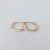Jenni Kayne Iris Diamond Hoops Gold Hot