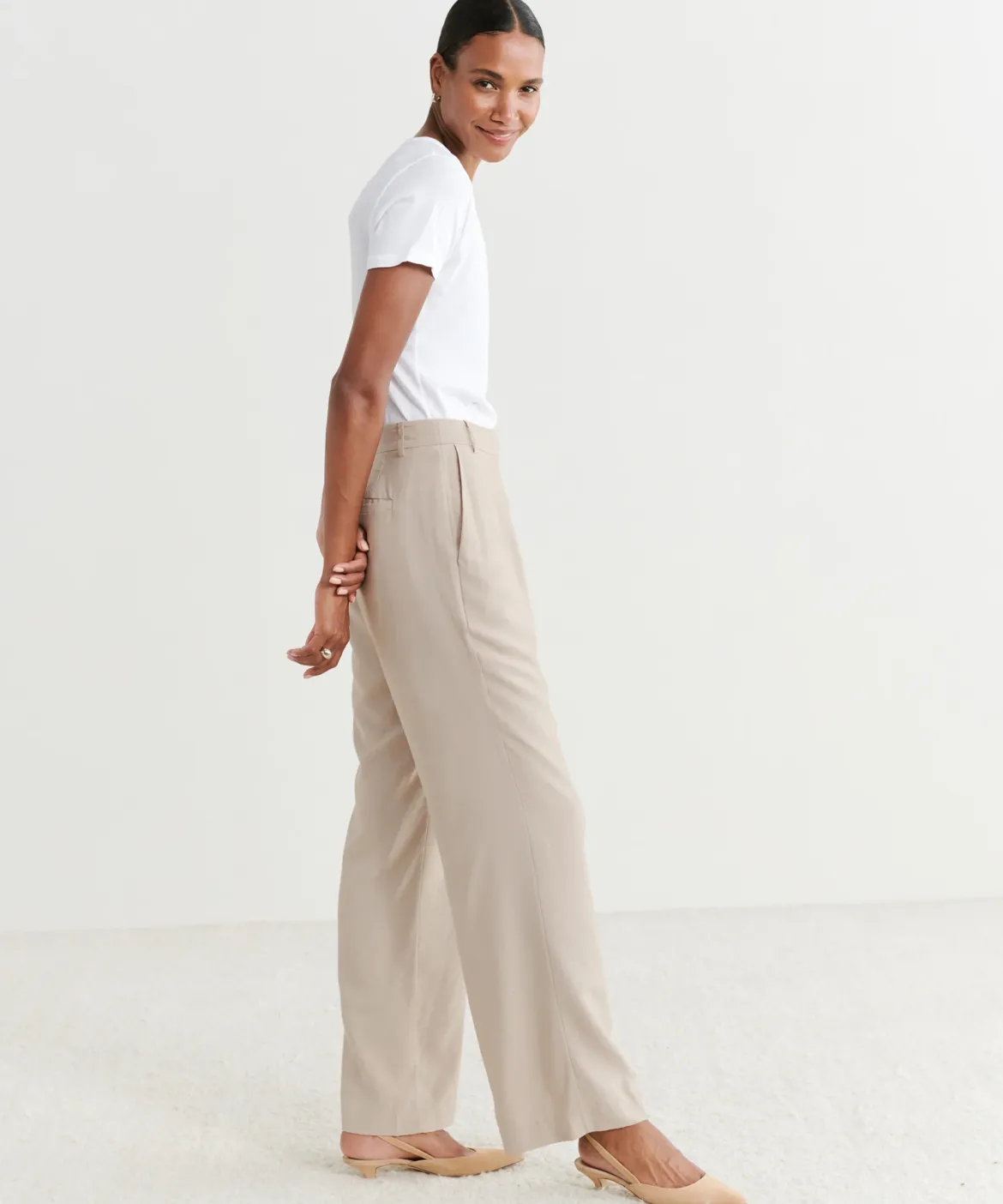 Jenni Kayne Jones Trouser Tan Hot