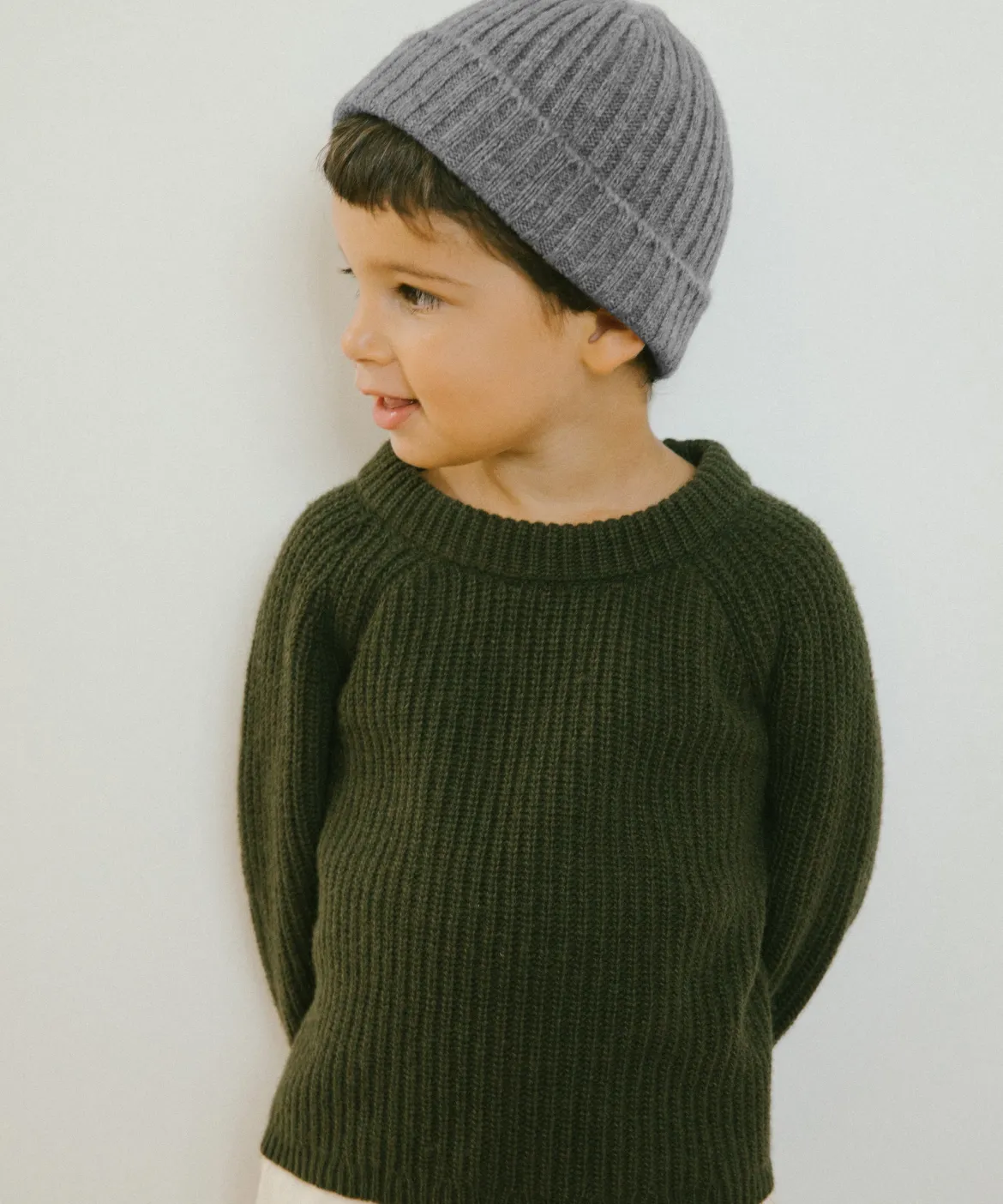 Jenni Kayne Kids' Cashmere Beanie Grey Outlet