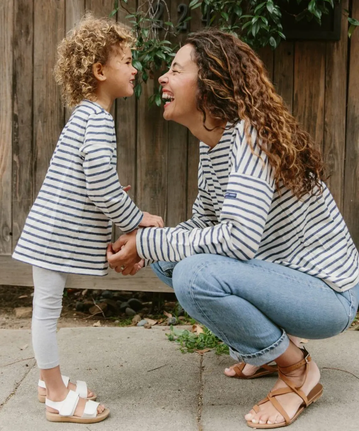 Jenni Kayne Kids' Rue Long Sleeve Tee Navy Stripe Online