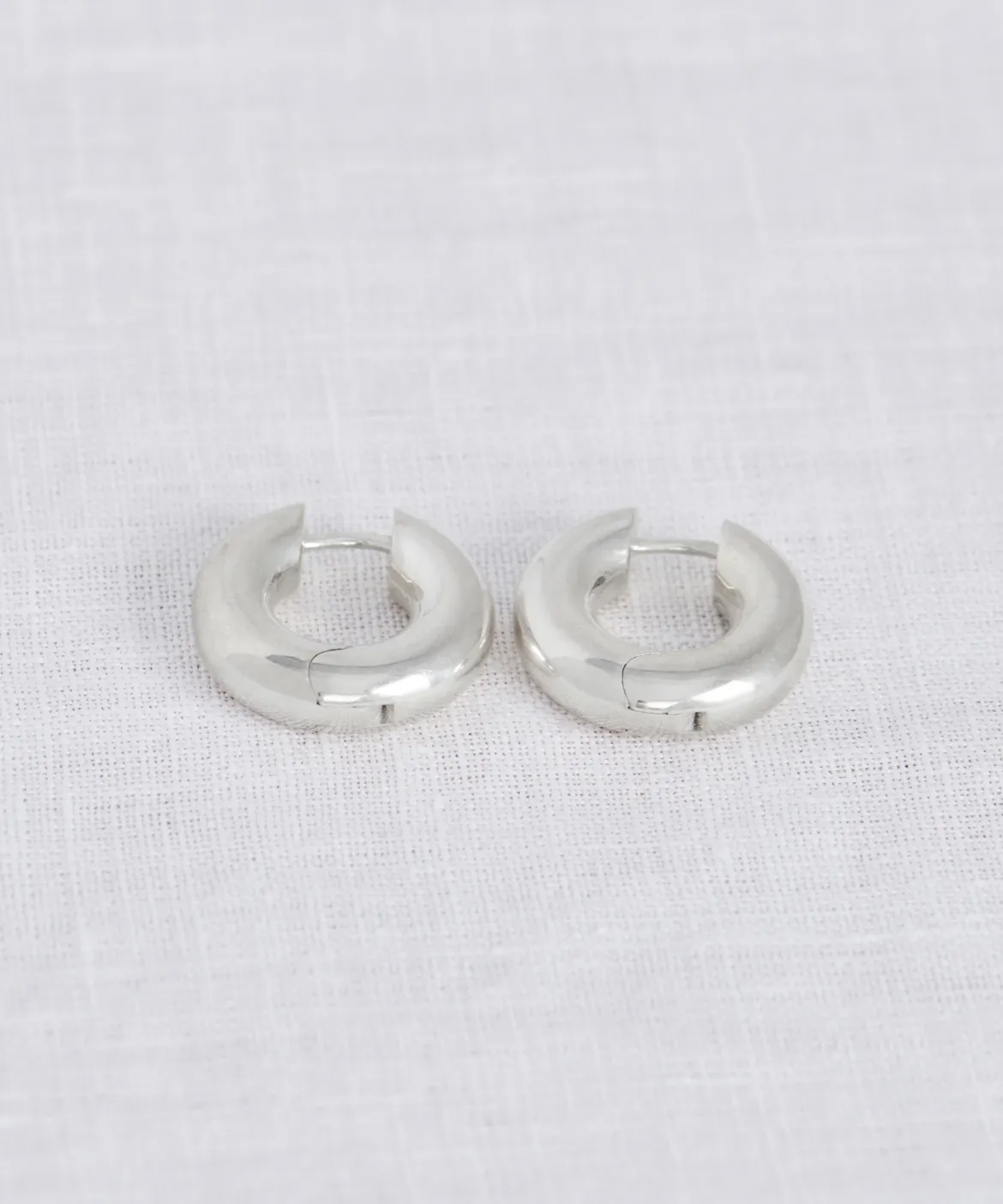 Jenni Kayne Large Bagel Hoops Silver Outlet