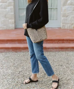 Jenni Kayne Leather Braided Strap Sandal Black Online