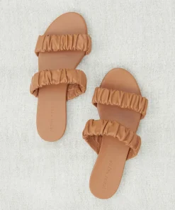 Jenni Kayne Leather Dune Sandal Camel New
