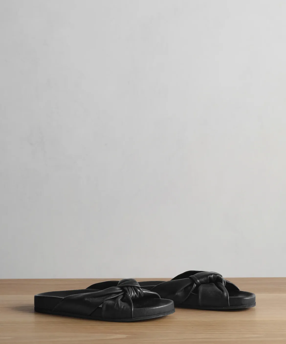 Jenni Kayne Leather Knot Sandal Black Online