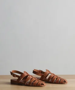 Jenni Kayne Leather Lake Sandal Saddle Sale