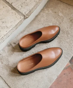 Jenni Kayne Leather Lug Mule Canyon Clearance