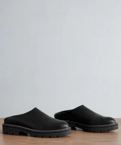Jenni Kayne Leather Lug Mule Black Sale