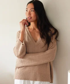 Jenni Kayne Linen Dylan Sweater Sienna Online