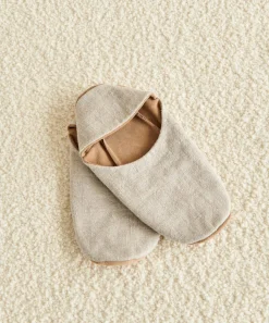 Jenni Kayne Linen House Slipper Natural Best