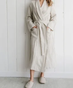 Jenni Kayne Linen House Slipper Natural Best