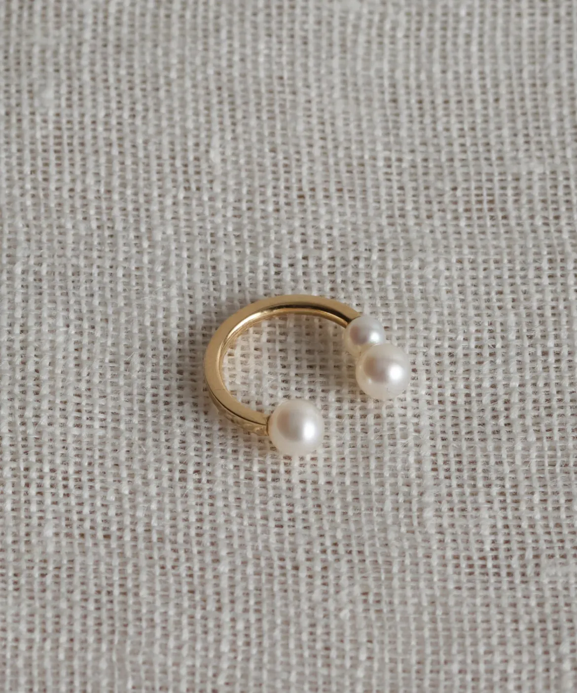 Jenni Kayne Loren Pearl Ear Cuff Gold Discount