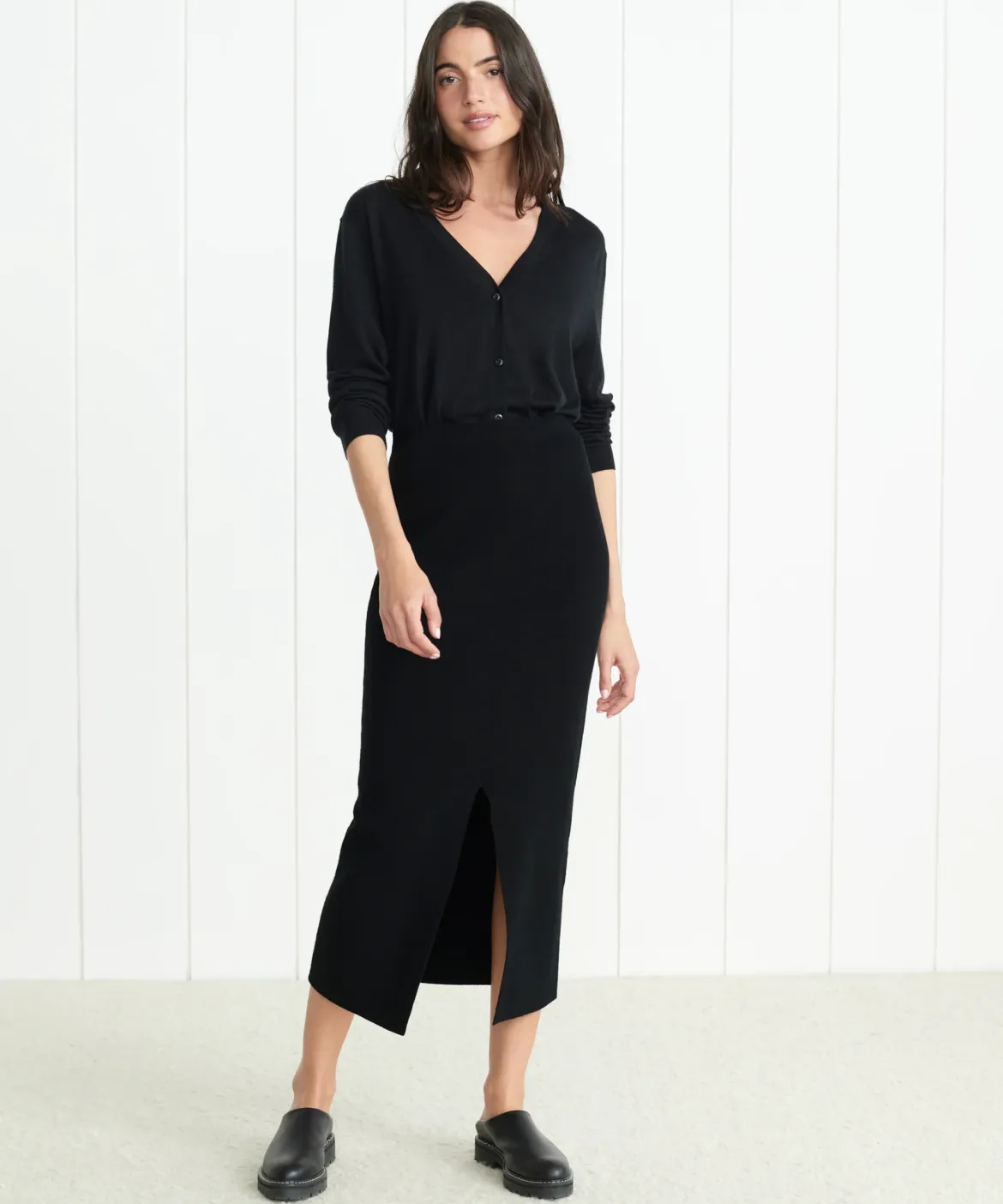 Jenni Kayne Ludlow Skirt Black New