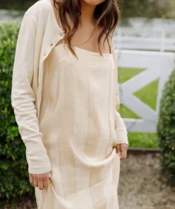 Jenni Kayne Margot Dress Cream New