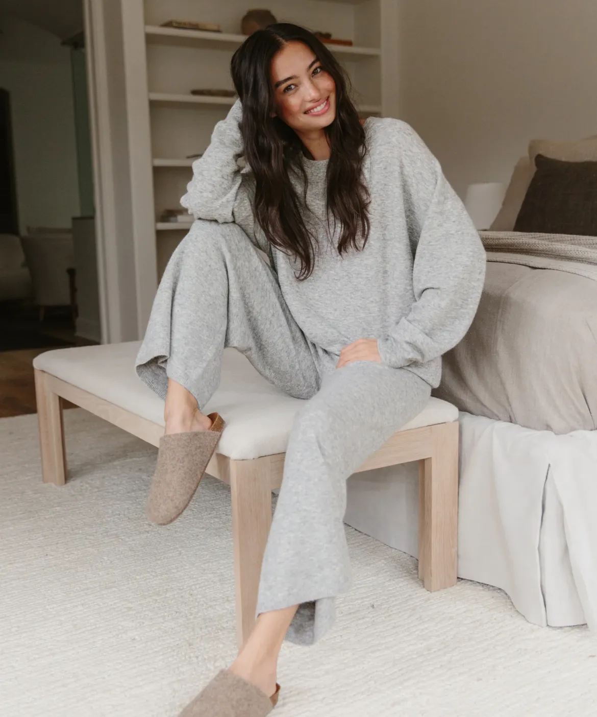 Jenni Kayne Marina Culottes Grey New