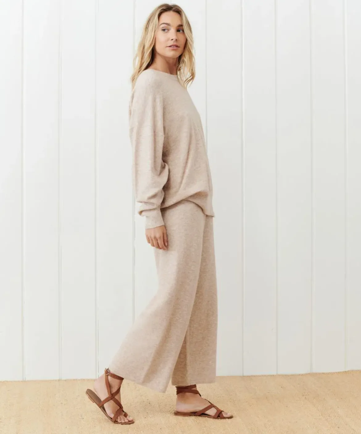 Jenni Kayne Marina Culottes Oatmeal Online