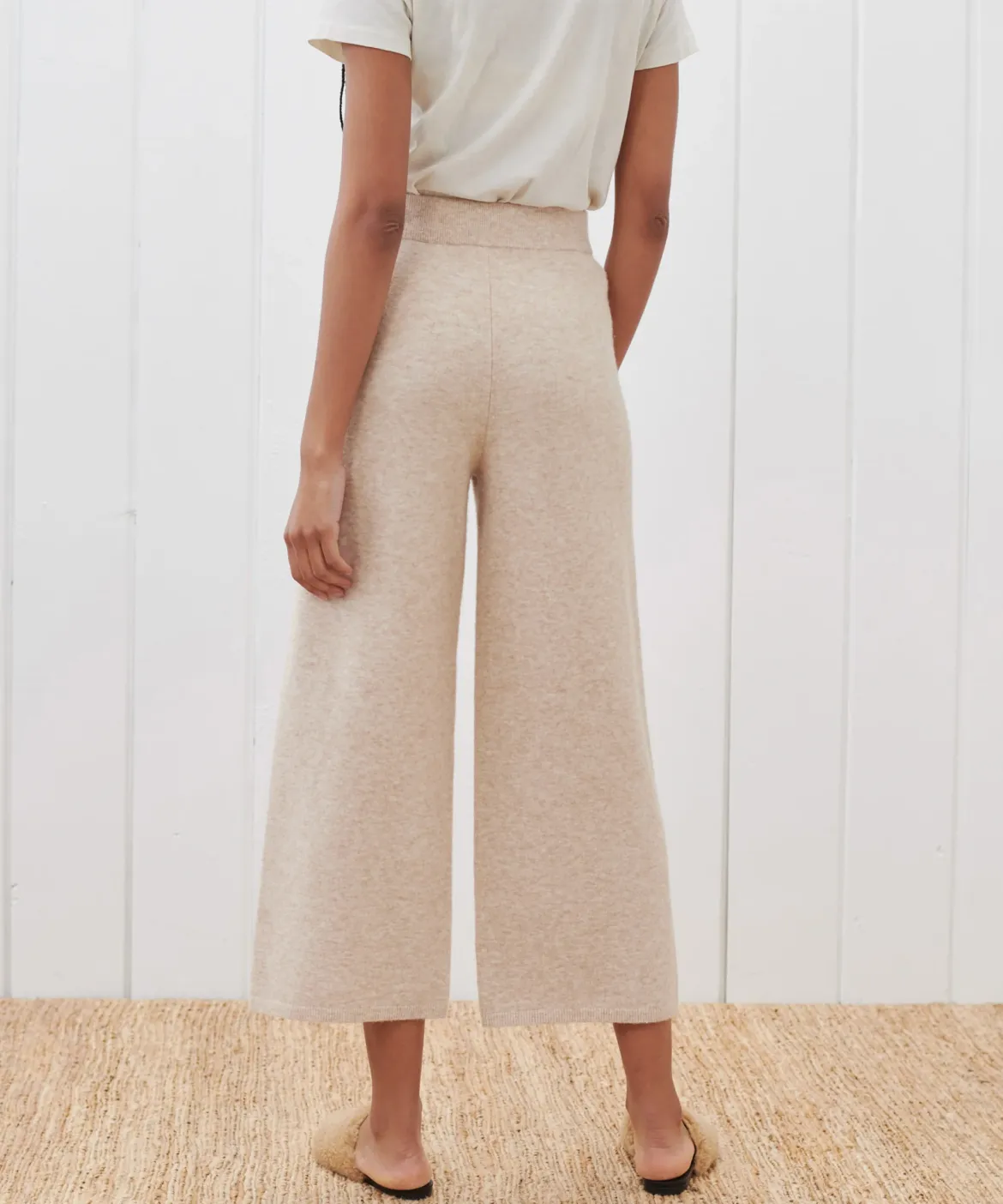 Jenni Kayne Marina Culottes Oatmeal Online