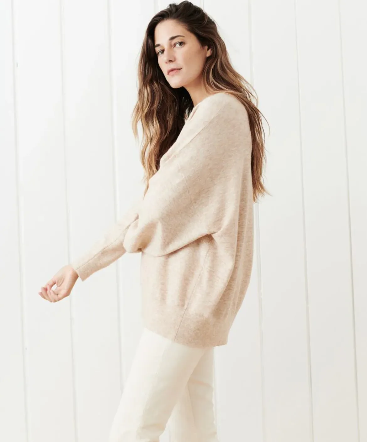 Jenni Kayne Marina Pullover Oatmeal Discount