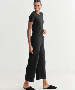 Jenni Kayne Marina Sweatpant Black Clearance
