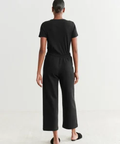 Jenni Kayne Marina Sweatpant Black Clearance