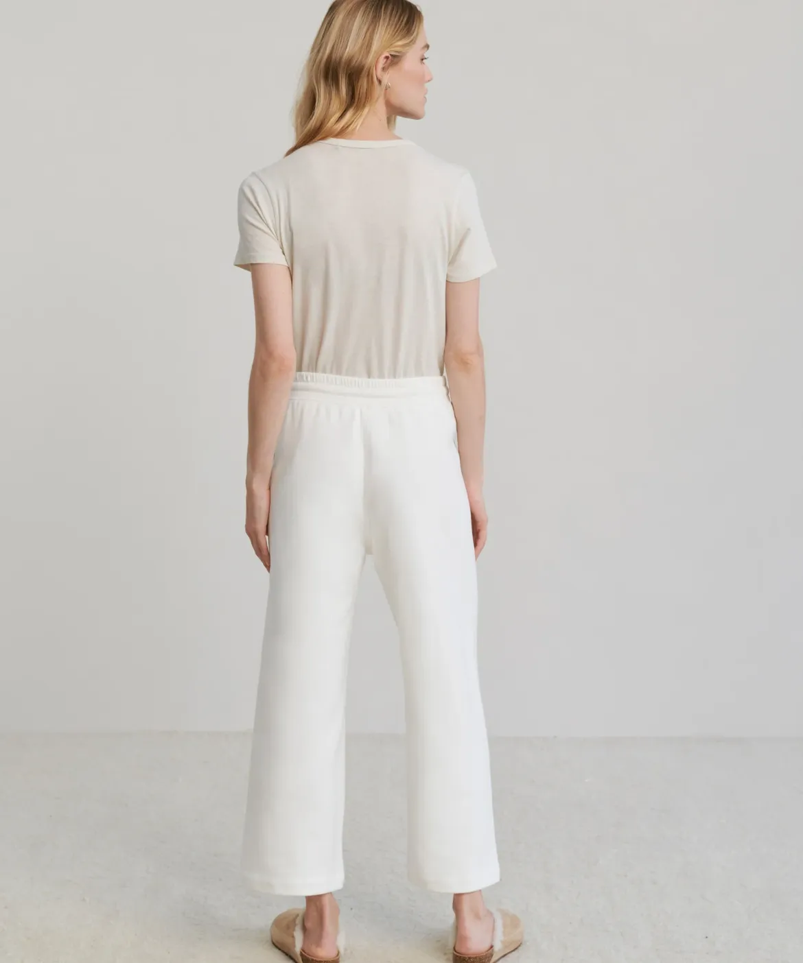 Jenni Kayne Marina Sweatpant White Sale