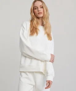 Jenni Kayne Marina Sweatshirt White Sale