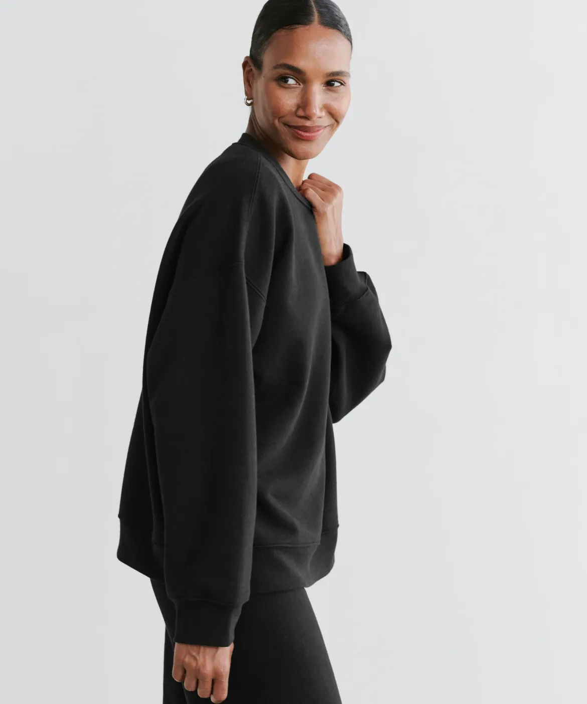 Jenni Kayne Marina Sweatshirt Black New