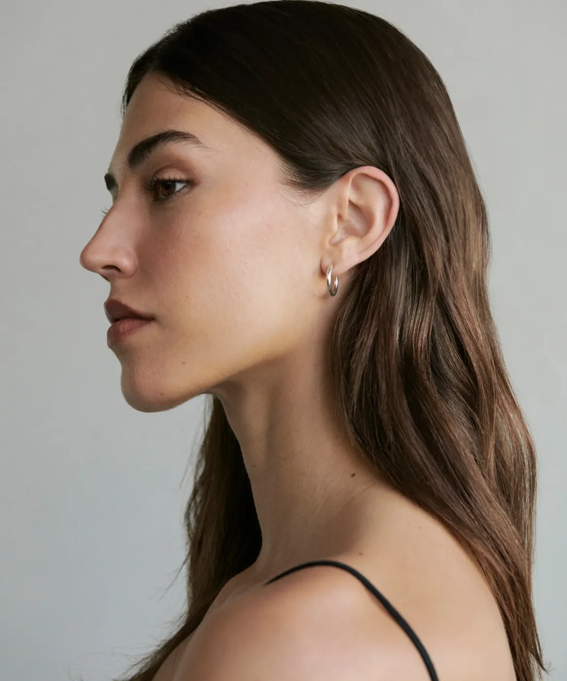 Jenni Kayne Medium Eloise Hoops White Gold Fashion