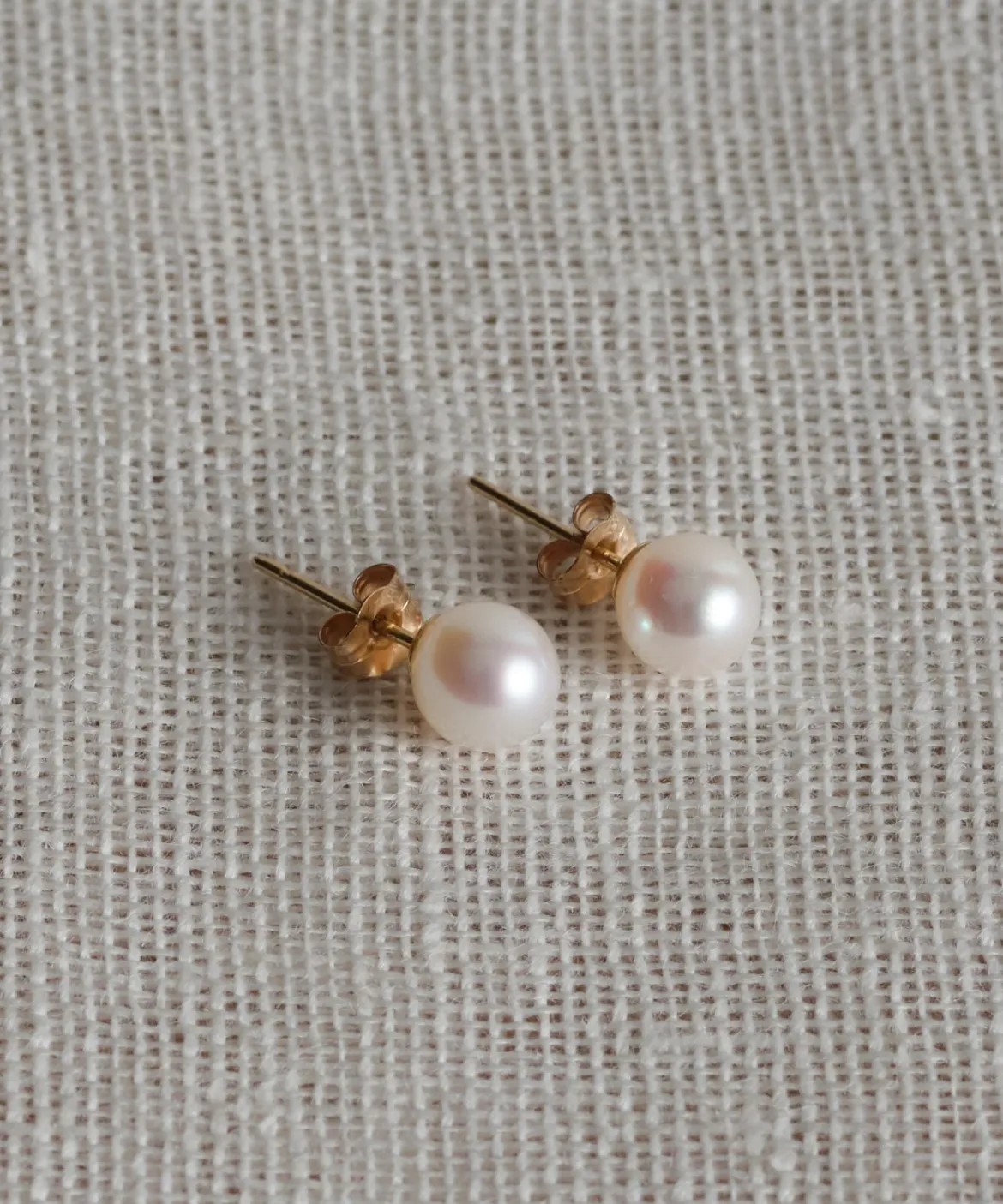 Jenni Kayne Medium Loren Pearl Studs Gold Sale