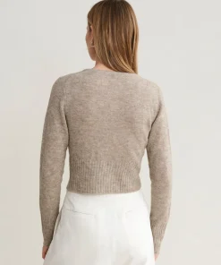 Jenni Kayne Merino Finley Cardigan Desert Hot